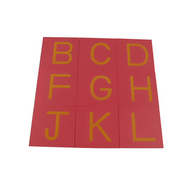 Starlink Wooden Set Montessori Materials Learning Letters Lower And Capital Case Sandpaper