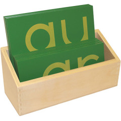 Starlink Montessori Preschool Language Teaching Aids Lower Case Double Sandpaper Letters