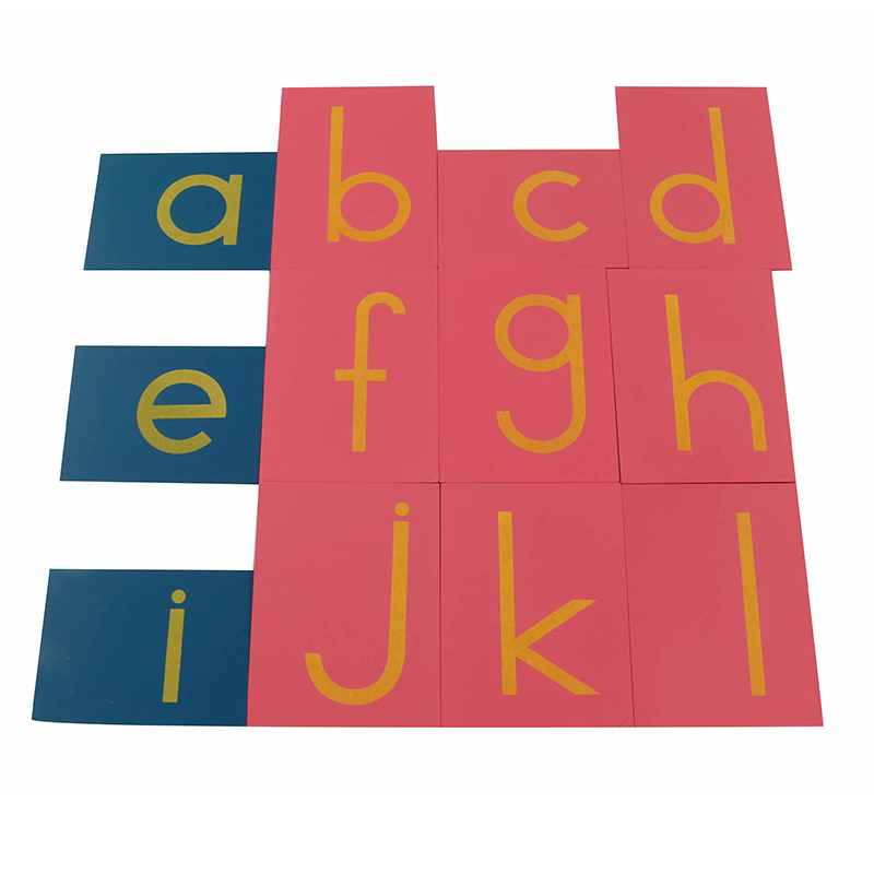 Starlink Montessori Preschool Language Teaching Aids Lower Case Sandpaper Letters