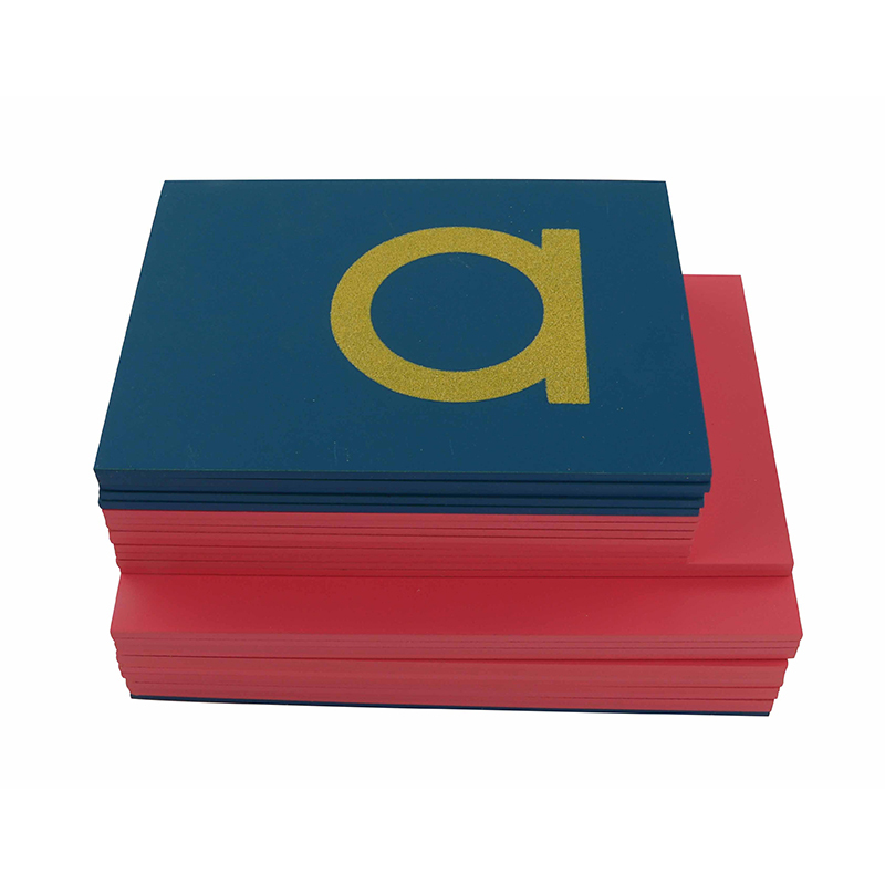 Starlink Montessori Preschool Language Teaching Aids Lower Case Sandpaper Letters