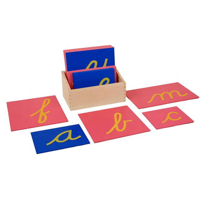 StarLink Kids Wooden Montessori Materials Educational Toys Montessori Language Toys Sandpaper letter Toys