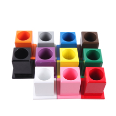 Starlink Diy Wooden Montessori Kids Preschool Educational Toys 11 Colored Pencil Holders