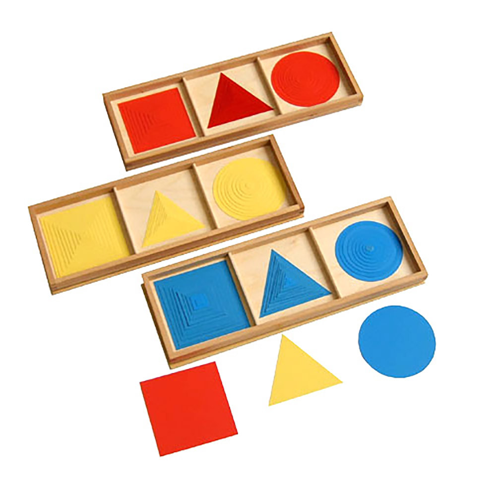 Montessori Baby Toy Circles Squares Triangles Sensory Toys Early Childhood Education Preschool Training Toys