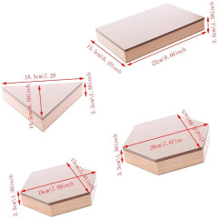 Starlink Wooden Educational Toys Montessori Material Mixed Senses Box Of Blue Triangles