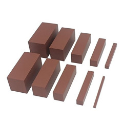 StarLink Brown Stairs Control Chart Wooden Prisms Toys Montessori Sensorial Materials Educational Wooden Toy