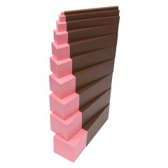 Starlink Montessori Materials Wooden Toys Kids Learning Toys Box With Prism For Brown Stairs