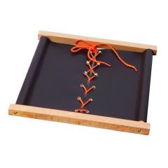 StarLink Wholesale Kids Wooden Montessori teaching Aids learning Materials set Zipping Frame Montessori Toys