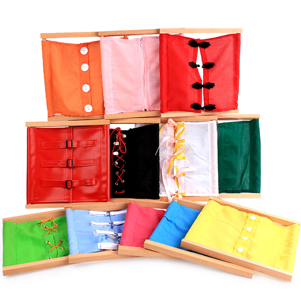 StarLink Montessori Materials kids educational toys Snap Closure Dressing Frame Montessori Toys