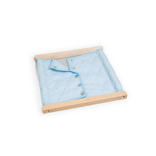 StarLink Hot selling beechwood montessori educational toys large buttons dressing frame Kids Montessori Toys