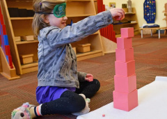 StarLink 2022 New Arrivals Wooden Toys Pink Tower Stand Montessori Toys Wooden