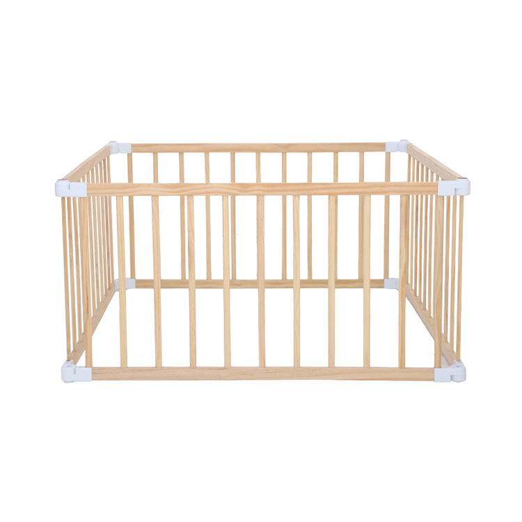 Wooden Baby Fence c Play Pen For Infant And Toddler Safety Play Center Wood Playpen