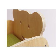 Preschool Toddler Safety Wood Furniture Set Daycare Kindergarten Child Wooden Chair For Kid Montessori Preschool Furniture