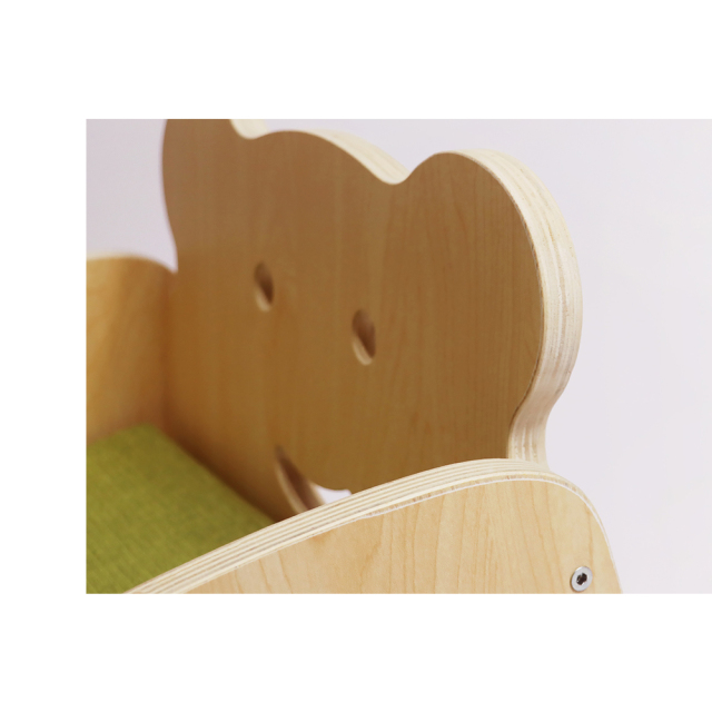 Preschool Kids Wooden Chair Montessori Childcare Furniture Kids Cute Wooden Plywood Bear Chair For Kids