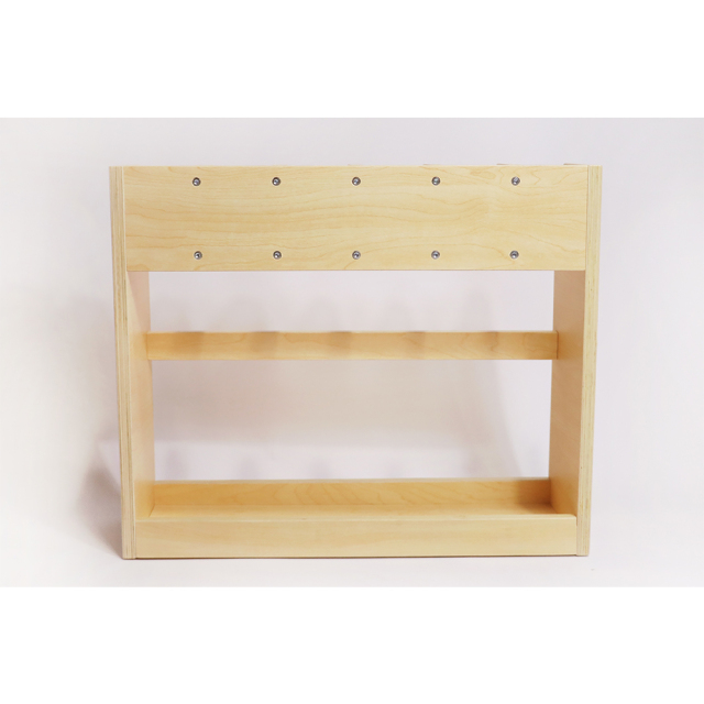 Kids Wooden Montessori Furniture Kids Working Mat Stand Montessori Preschool Working Carpet Stand Rack