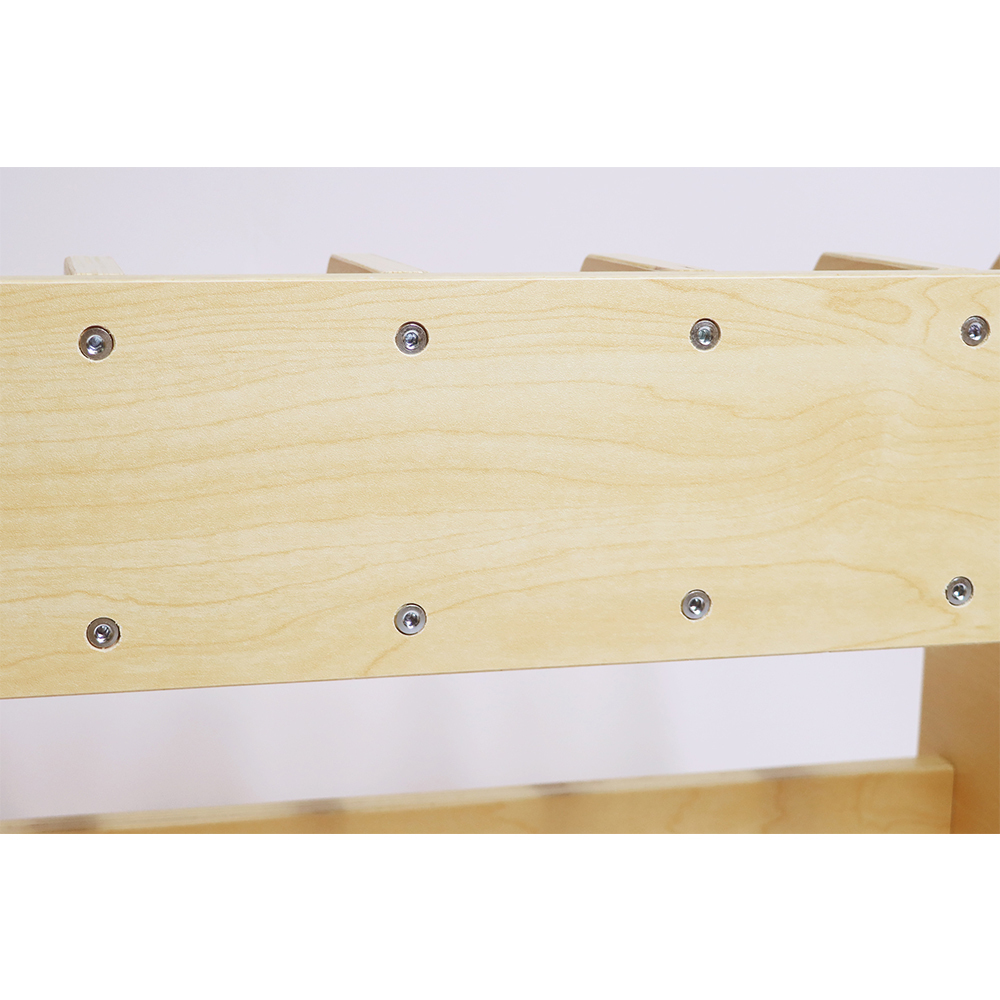 Kids Wooden Montessori Furniture Kids Working Mat Stand Montessori Preschool Working Carpet Stand Rack