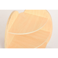 Three Layers Kids Wooden Shelf For Toys Storage Montessori Wooden Corner Cabinet Preschool Kindergarten Cabinet