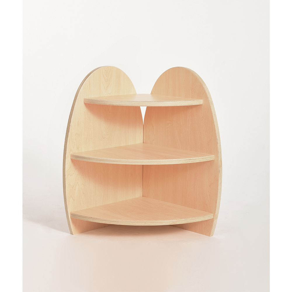 Preschool Wooden Toys Storage Displaying Cabinet Montessori Furniture Wooden Corner Shelf For Kids Preschool