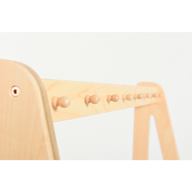 Preschool Kids Towel Collection Montessori Kids Furniture Wooden Kids Towel Rack Stand For Daycare