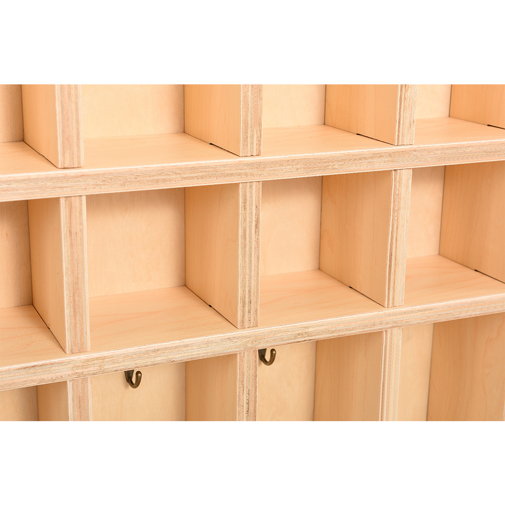 Preschool Wooden Cabinet For Kids Cup Storage Montessori Furniture For Kindergarten Kids Cup Cabinet Rack