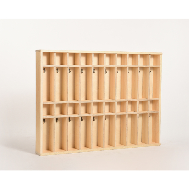 Preschool Wooden Cabinet For Kids Cup Storage Montessori Furniture For Kindergarten Kids Cup Cabinet Rack