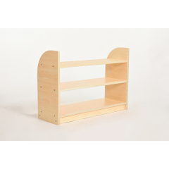 Kids' Furniture Sets Wooden Montessori Furniture Preschool Equipment Wooden Three Layers Toys Displaying Montessori Shelf