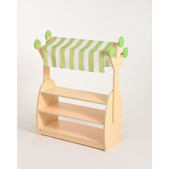 Kids Preschool Furniture Wooden Shelf For Kids Toys Displaying Montessori Furniture Storage Cabinet