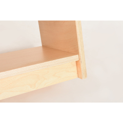 Kids' Furniture Sets Wooden Montessori Furniture Preschool Equipment Wooden Three Layers Toys Displaying Montessori Shelf