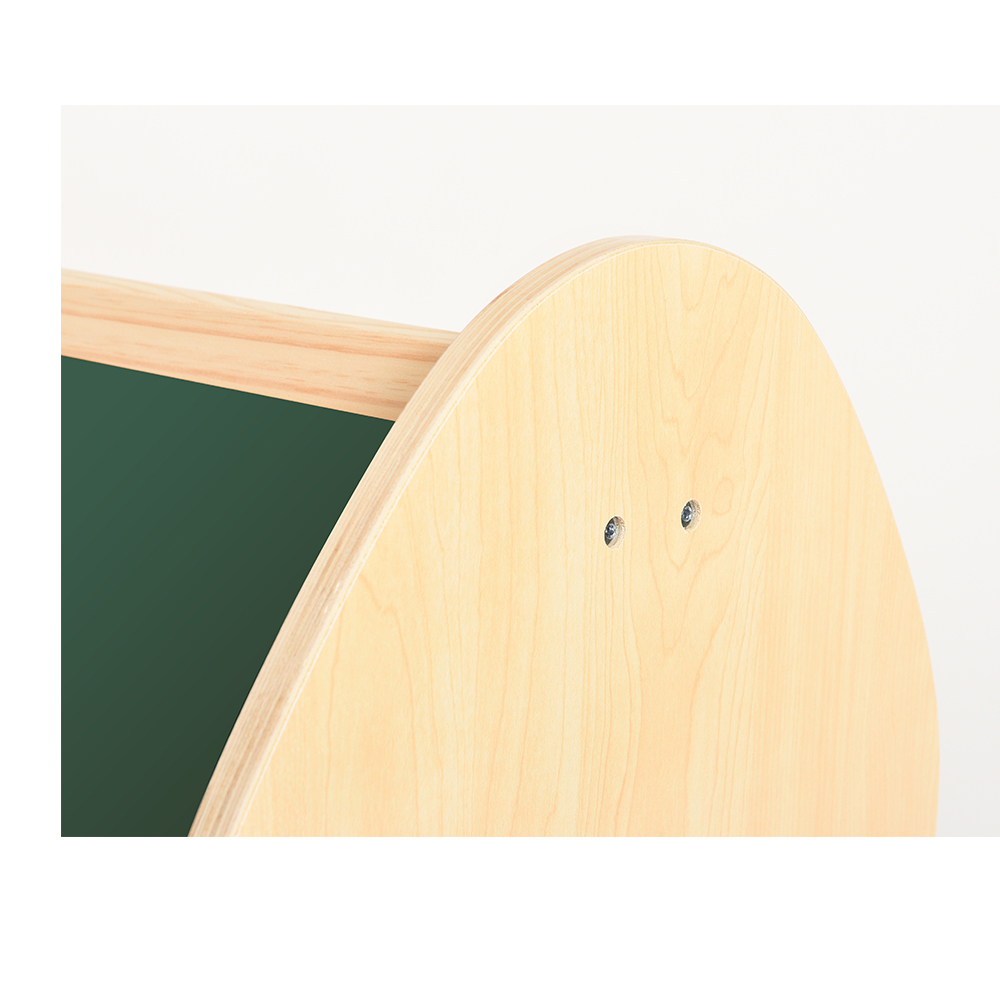 Montessori Furniture Double Side Magnetic Wooden Art Easel Kids Drawing Board For Infant And Toddler