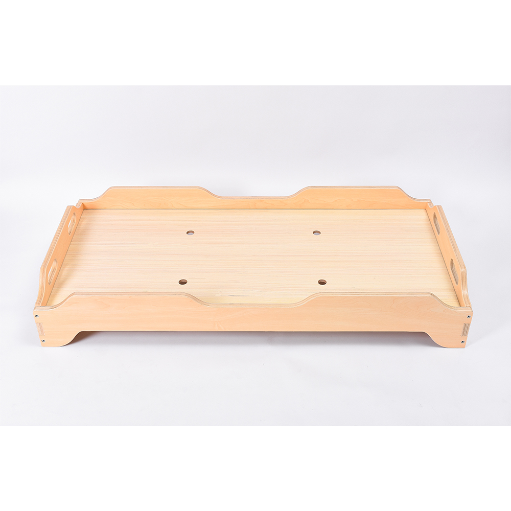 Kindergarten Kids Furniture Montessori Classroom Wooden Floor Bed Kids Wooden Bed Stackable Kids Bed