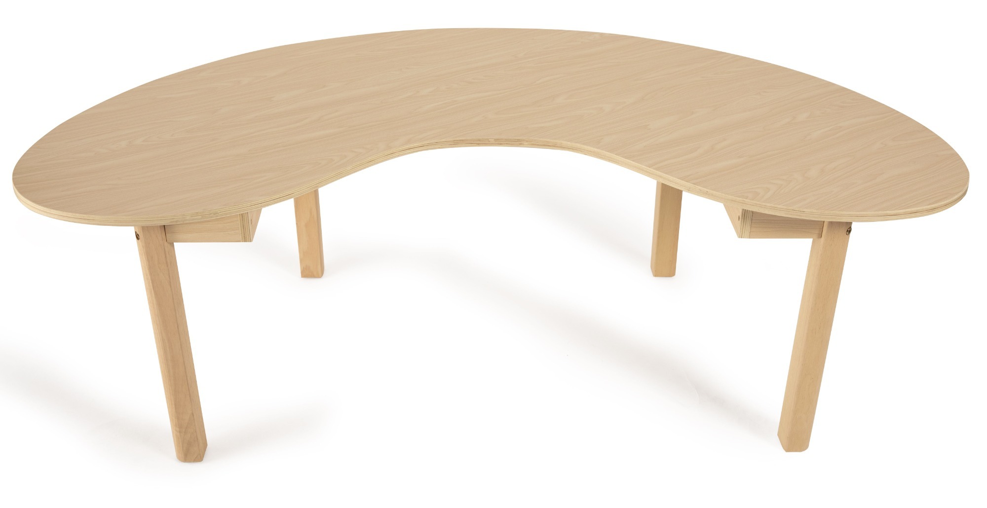 Kindergarten Furniture Waterproof Solid Wood Table For Children Studying Wooden Kids Table Preschool Furniture