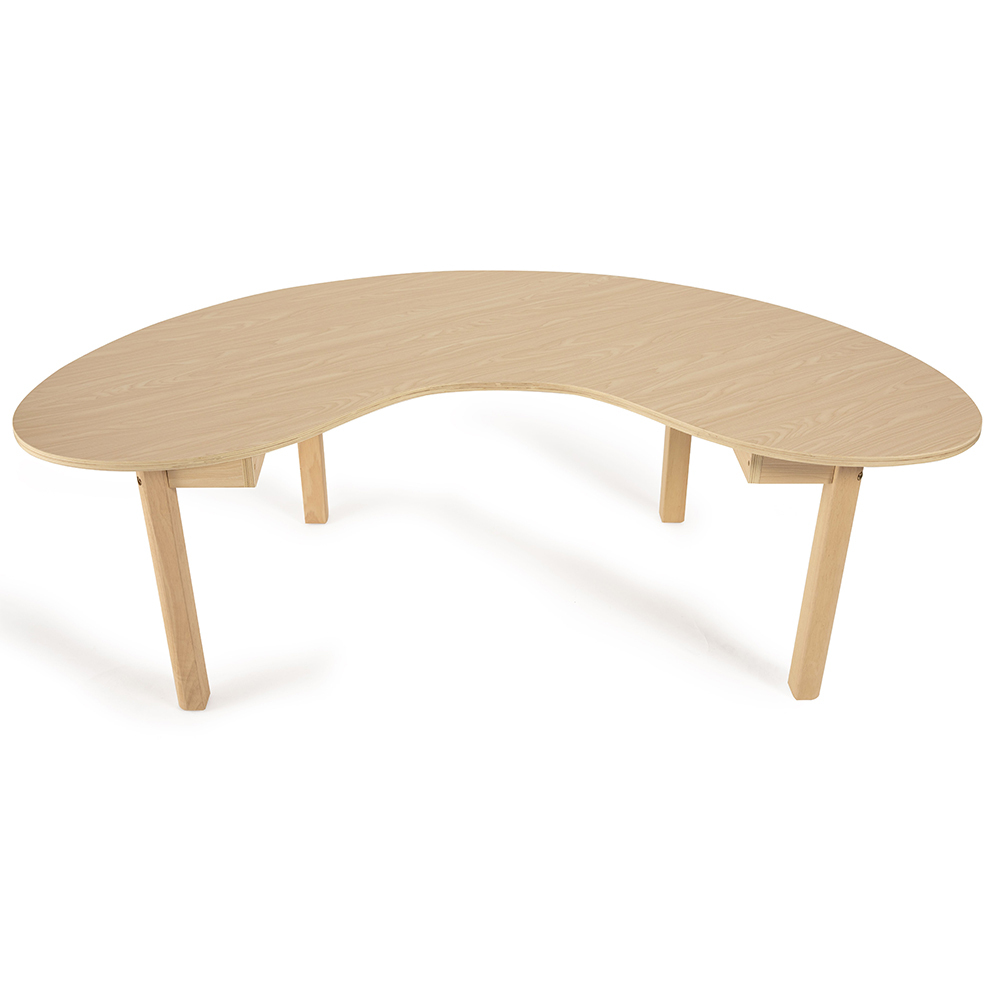 Kindergarten Furniture Waterproof Solid Wood Table For Children Studying Wooden Kids Table Preschool Furniture