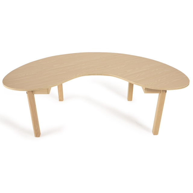 Kindergarten Furniture Waterproof Solid Wood Table For Children Studying Wooden Kids Table Preschool Furniture