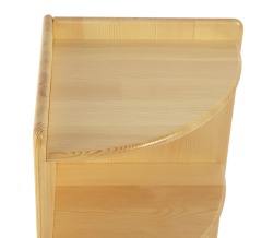 Kindergarten Furniture Pine Wood Corner Shelf Baby Children Toys Storage Cabinets Wood Storage Cabinet