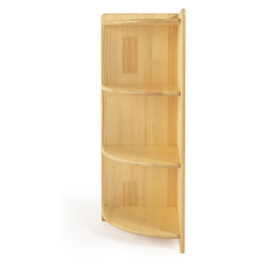 Starlink Preschool Kids Furniture Montessori 4 Layers Toy Storage Wooden Corner Shelf