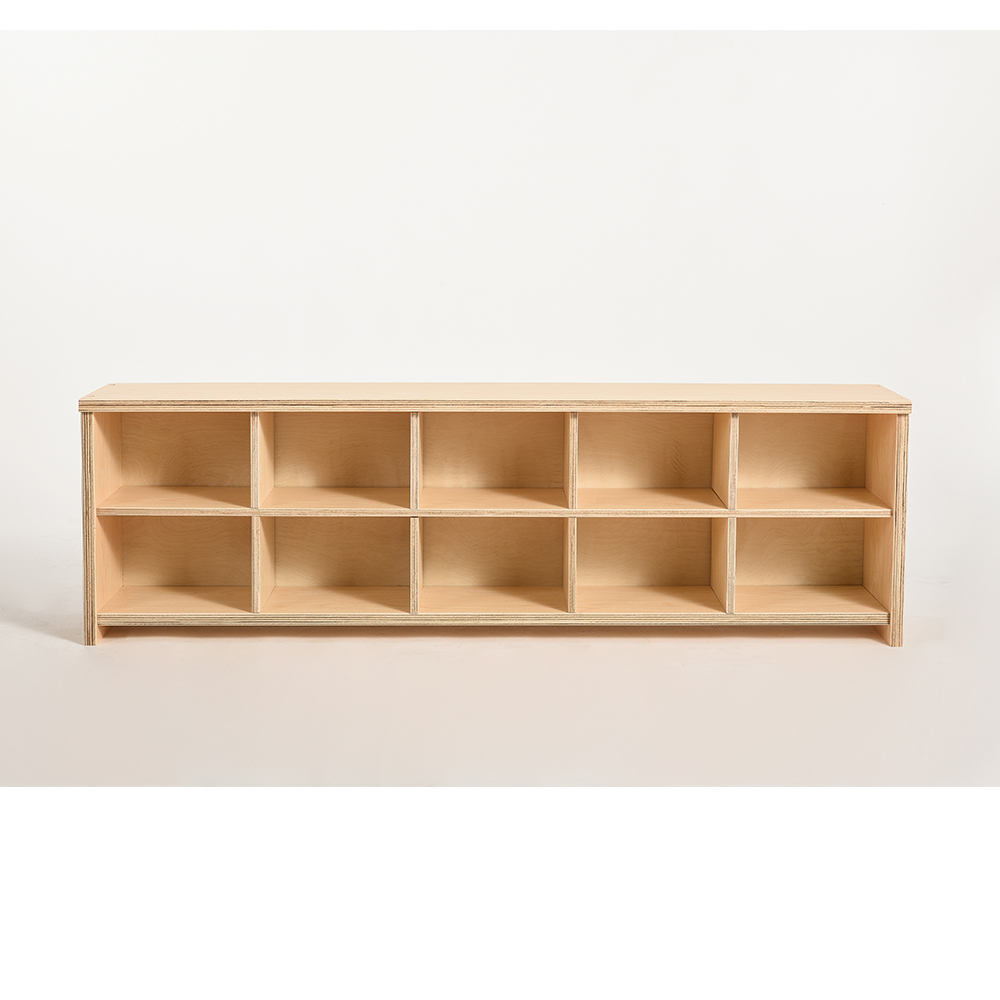 Starlink Kindergarten Wooden Furniture Shoes Storage Cabinet Shoes Stool For Preschool