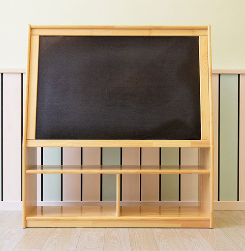 children's drawing board wood easel crafts with storage cabinet preschool furniture wooden easel