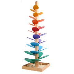Montessori Educational Toys Sound Tree Toddler Preschool Sensorial Steam Toy Wooden Rainbow Sounds Tree Montessori-Toys