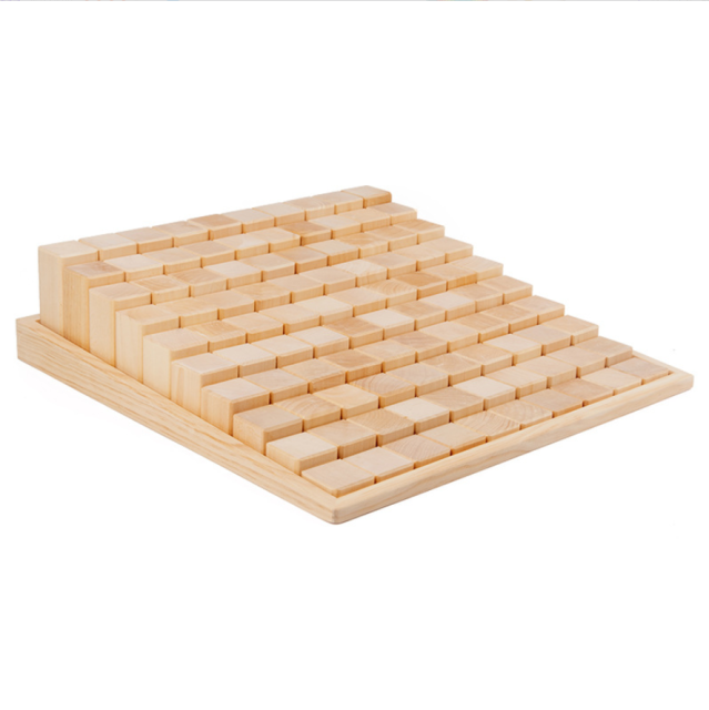 Kids Toddler Toys Montessori Educational Waldorf Wooden Toys Rainbow Stacking Blocks