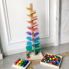 Montessori Educational Toys Sound Tree Toddler Preschool Sensorial Steam Toy Wooden Rainbow Sounds Tree Montessori-Toys