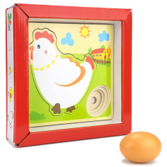 Puzzle Baby Wooden Toys Kindergarten Montessori Early Education Toy Chicken Growth Toys Montessori Spielzeug