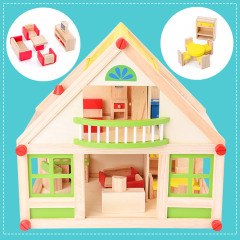 StarLink Kids Play House For Kids Wooden Toy Doll House for kids Montessori Wooden House
