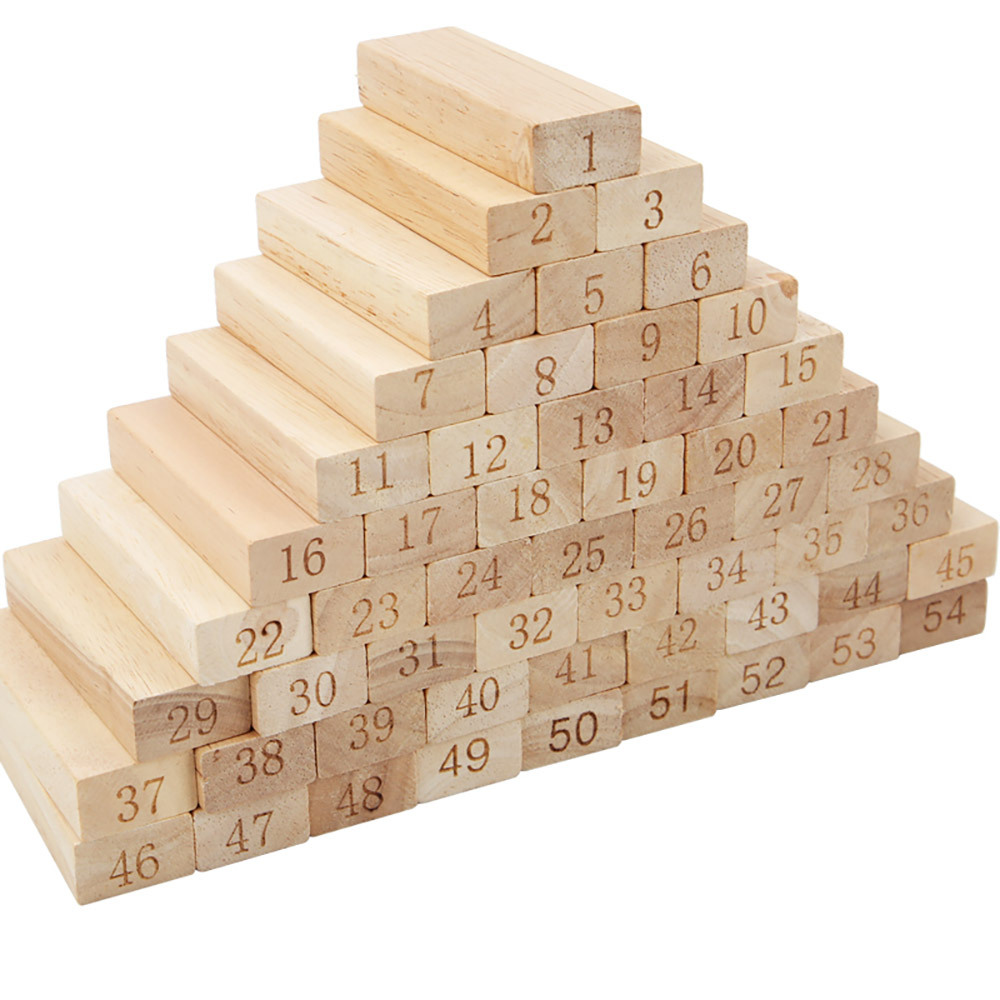 Starlink Wood Blocks Kids Home Building Blocks Montessori Wood Stacking Blocks
