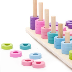 Starlink Number Matching Board Montessori Teaching Wooden Educational Toy For Kids Number Matching Toys