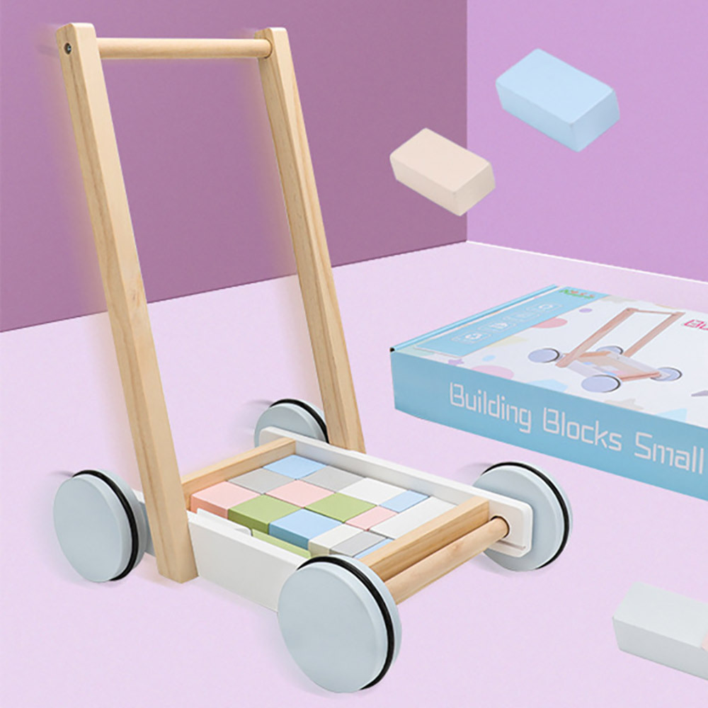 Starlink New Design Daycare Box Toys Outdoor Wood Cart Car Trolley For Kids