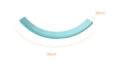 Eco Friendly Balancing Toy Wobbel Wobble Board Game Wood Kids Yoga Curvy Fitness Balance Board For Kids