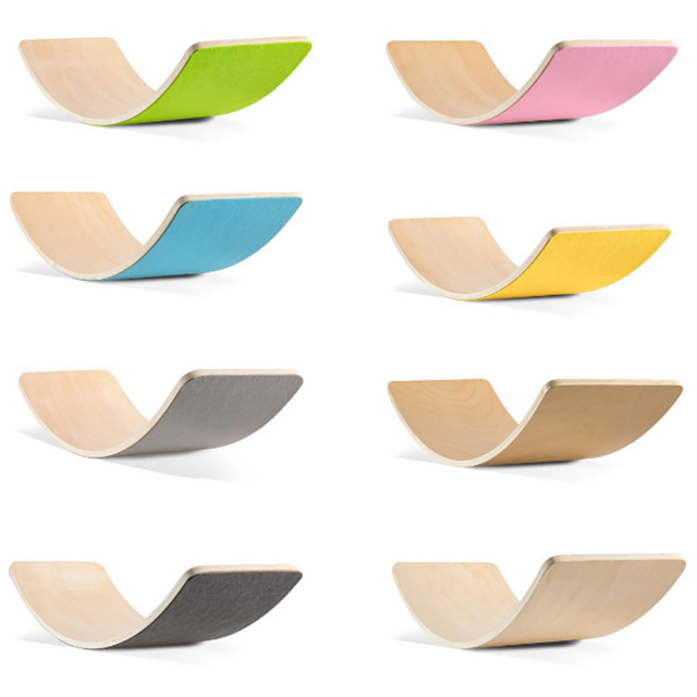 Starlink Wooden Wobble Balance Board Kids Toddler Wooden Balance Board For Kids Fitness