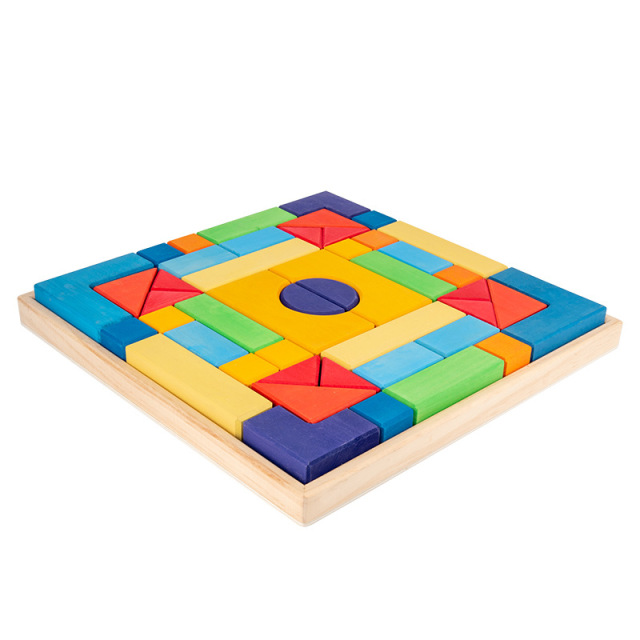 Starlink Baby Toy Wooden Geometry Puzzle Block Children's Early Education Puzzle Block Toys