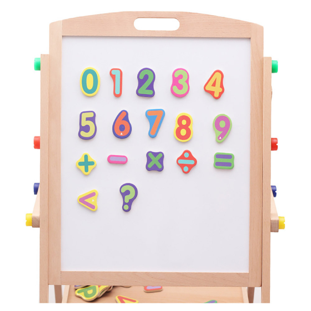Small Blackboard Double Sided Children's Drawing Board Wooden Drawing Board Wooden Easel For Preschool Kids