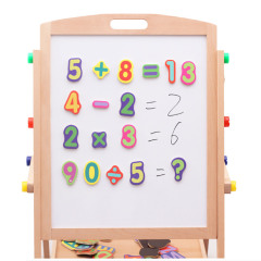 Small Blackboard Double Sided Children's Drawing Board Wooden Drawing Board Wooden Easel For Preschool Kids