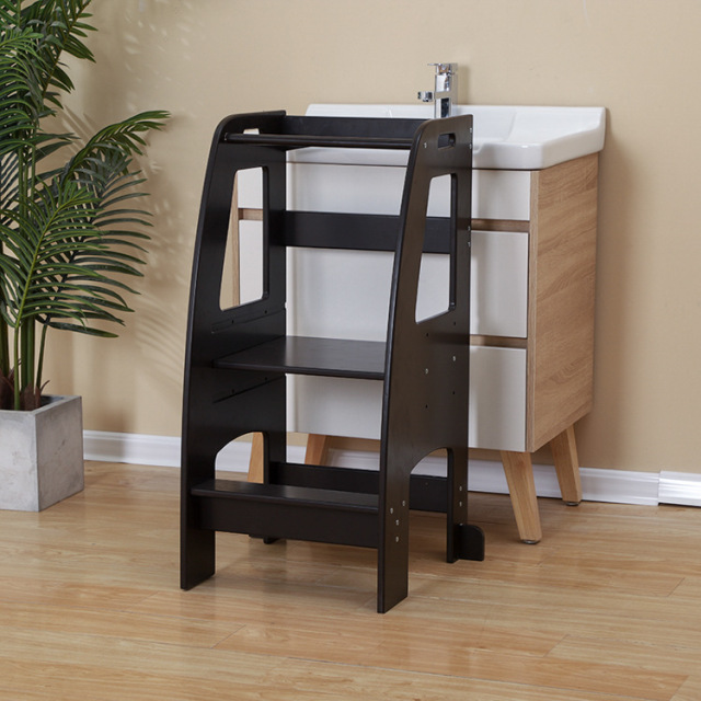 StarLink Nursery School Furniture Kids Montessori Kitchen Helper Tower Baby Step Stool Montessori Learning Tower For Home